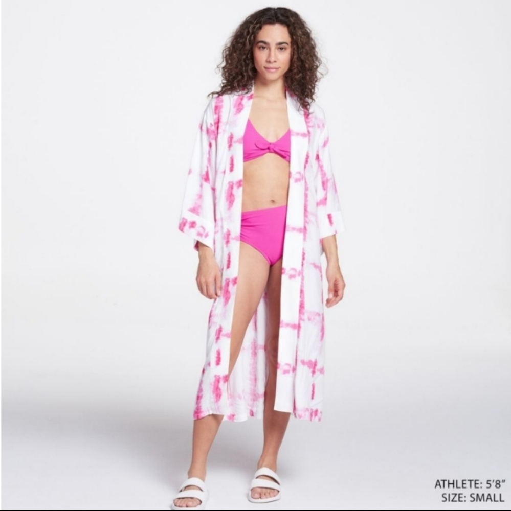 NWT CALIA Watercolor Long Cover up